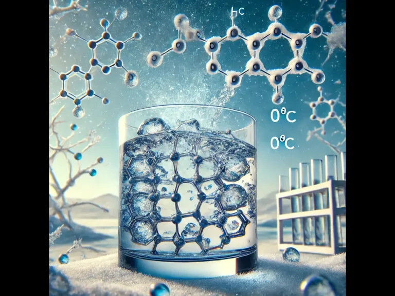 DALL·E 2025-01-14 21.17.58 - A scientific and artistic illustration of the process of water freezing into ice. The image should depict the molecular changes as water transitions f (1)