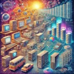 DALL·E 2025-01-26 19.11.42 - A detailed scientific and artistic illustration showcasing the evolution of the internet. The image depicts a timeline starting with ARPANET represent (1)